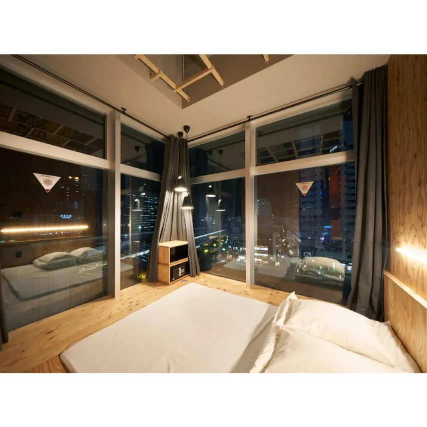 Reading in bed inside the bookshelf