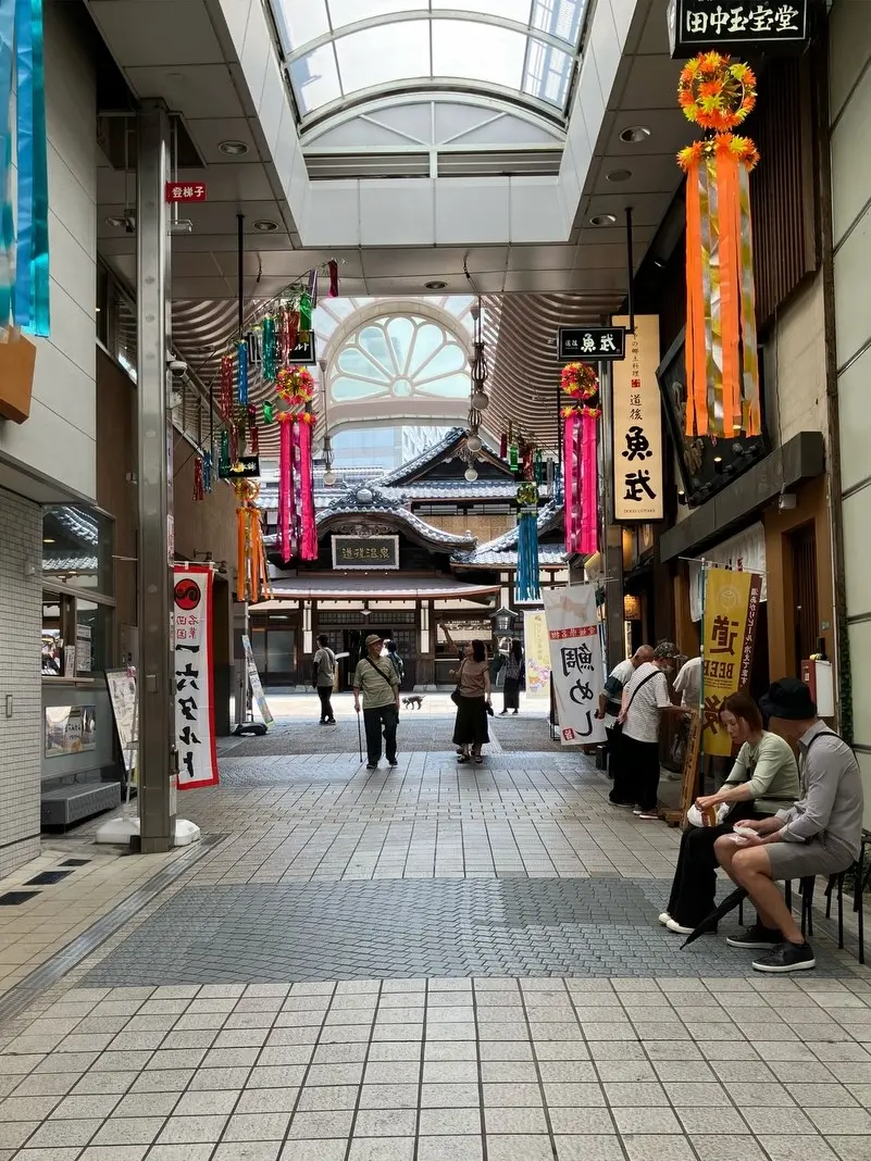 Interior wooden corridors of Honkan