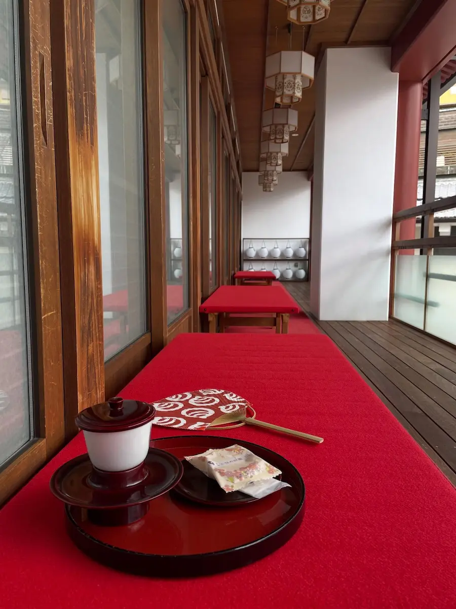 Shinrokaku cupola glowing at dusk