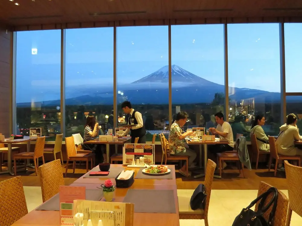 Mount Fuji view from Highland Resort Hotel