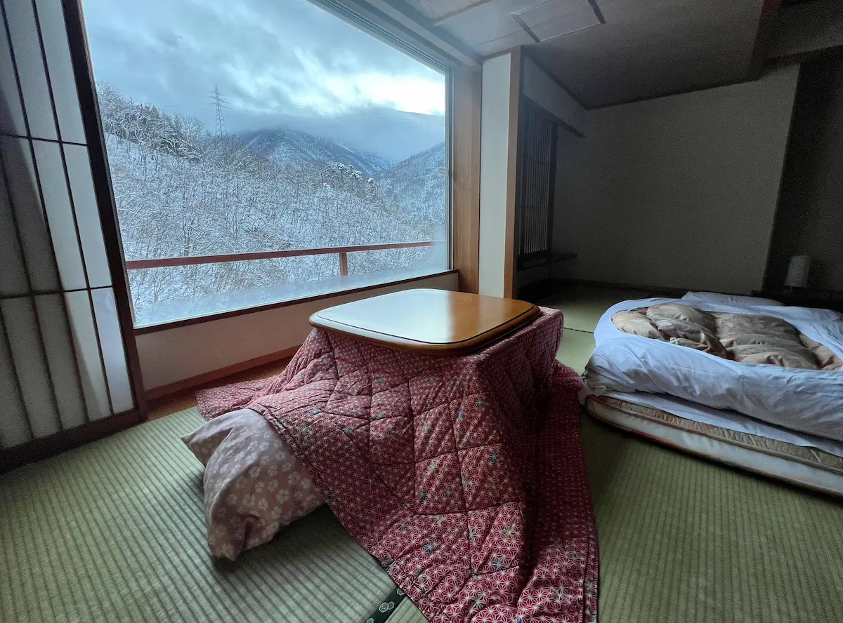 Terraced open-air hot spring bath