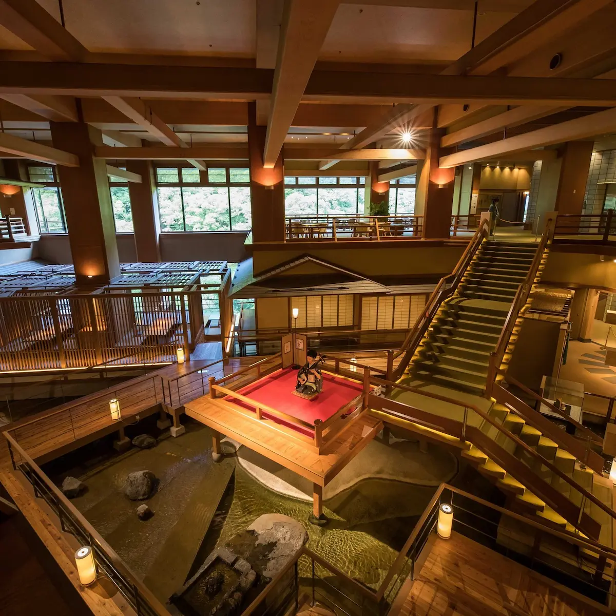 Ashinomaki Onsen Ookawaso — the real Infinity Castle from Demon Slayer