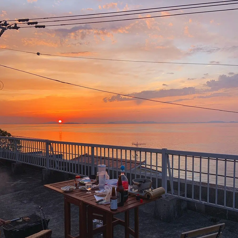 Shimonada Station one stop from Yado Popeye — the Spirited Away sea railway location in Iyo Ehime