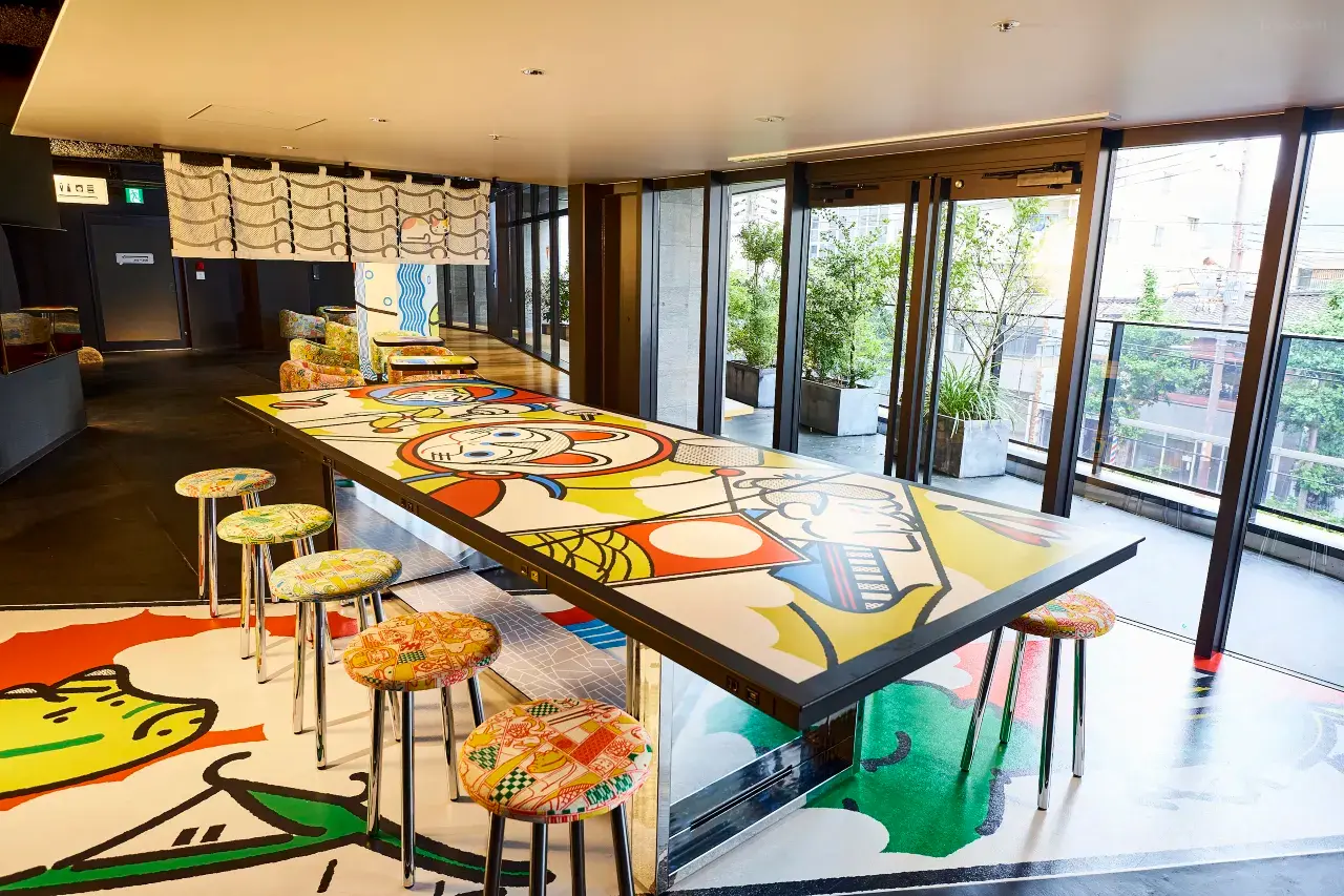 Moon-viewing design room at Hotel Tavinos Kyoto