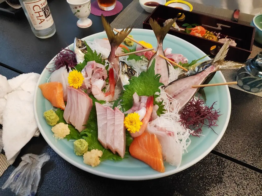 Mito Beach and dock visible from Yasudaya